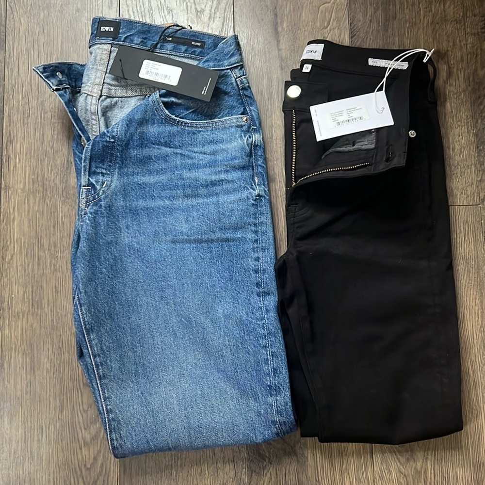 Edwin - jeans new with tags- size 26 Black & Brisbane